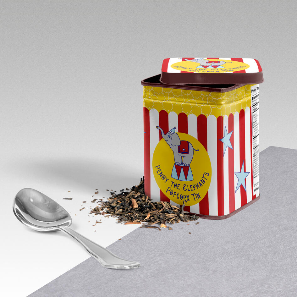 Penny the Elephant's Popcorn Tin